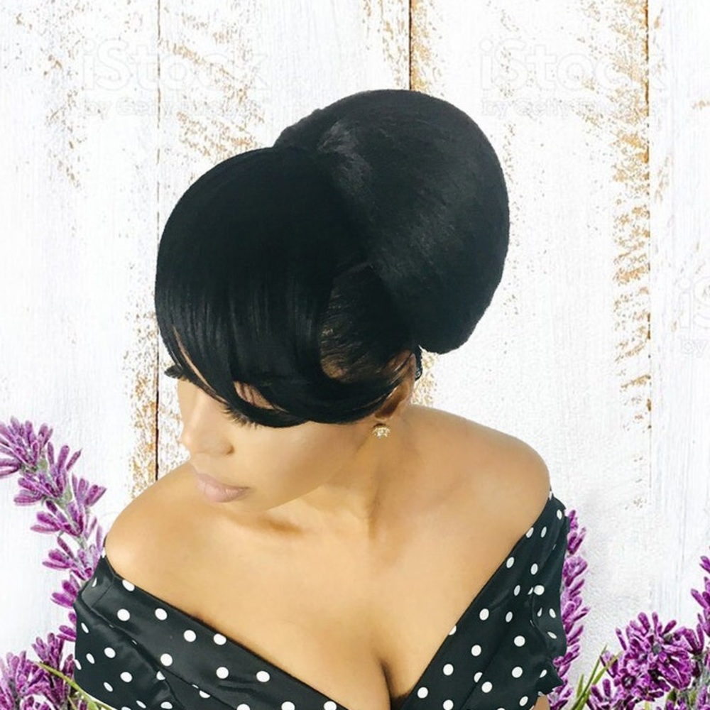 🌸 Dark brown hair bun🌸